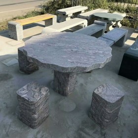 石雕桌子 石桌石凳現貨促銷 花崗巖長凳