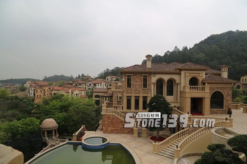 大理石豪宅家裝，中信山語湖別墅