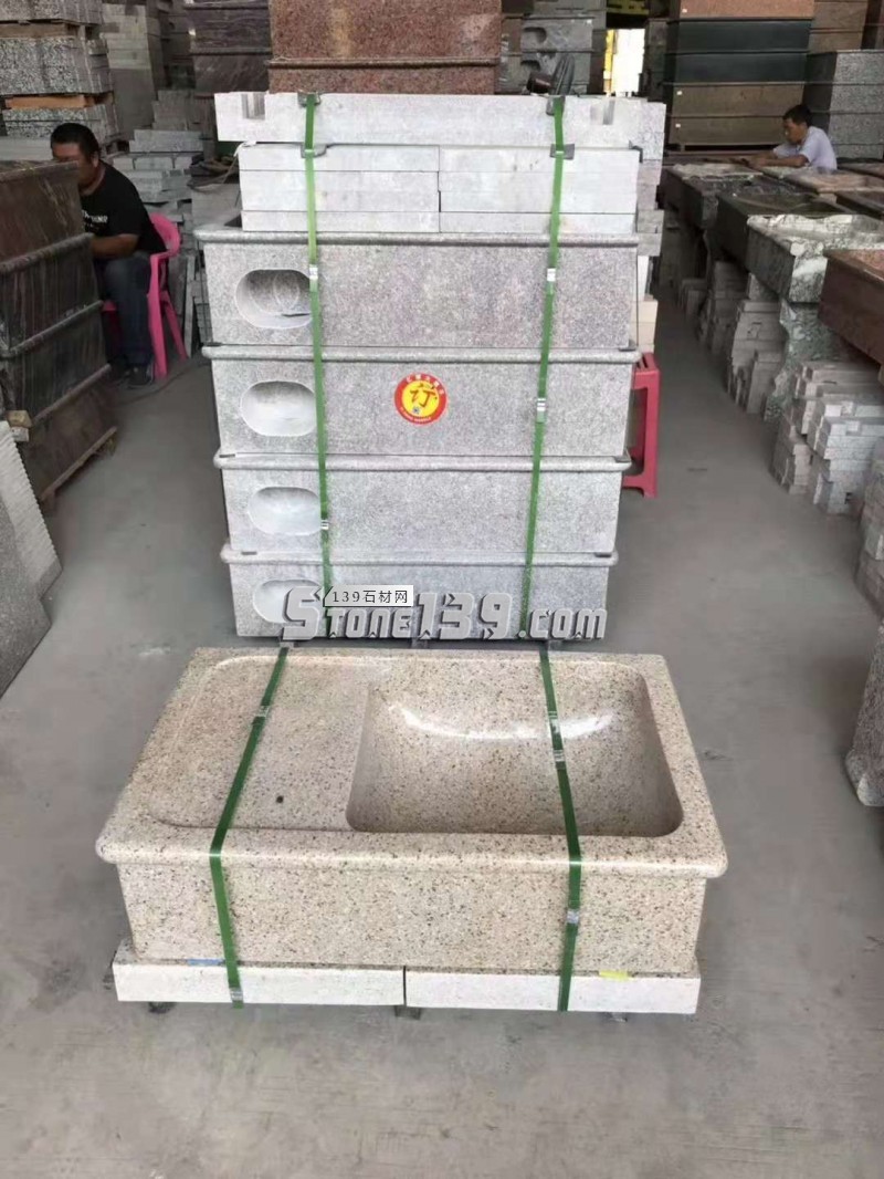 花崗巖洗衣池批發 石材一體洗衣池