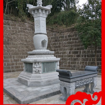 寺廟石塔價格 小型石雕佛塔價格 石經幢廠家加工定做