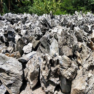 供應噸位假山石、噸位英石、疊石批發 疊石價錢、峰石假山