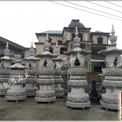 專業生產供應舍利塔石雕七寶如來塔石雕廠家-凱巖石業