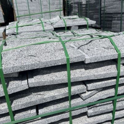 安徽金寨蘑菇石廠家批發灰麻花崗巖蘑菇石