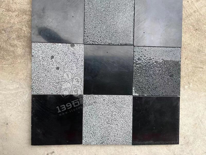 石材對比之富羅黑和彭水黑