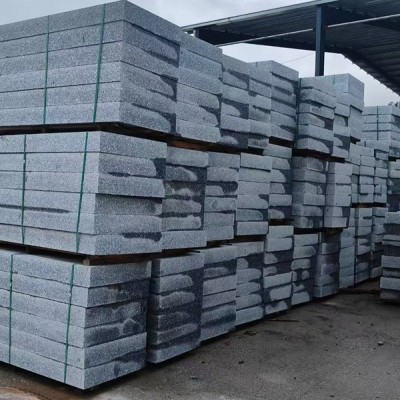 湖南芝麻灰花崗巖厚板成品