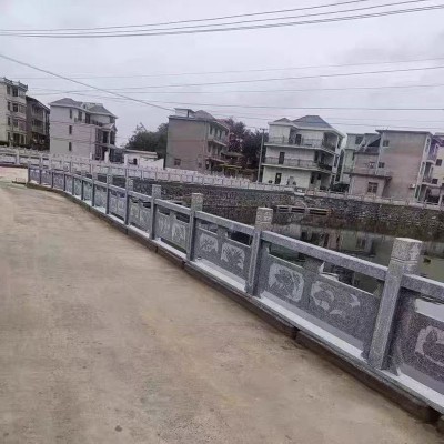 湖南溆浦芝麻灰花崗巖護欄欄桿
